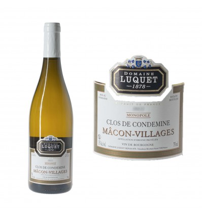 Mâcon village "Clos de Condemine" 2022 blanc du Domaine Luquet 