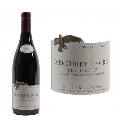 MERCUREY 1ER CRU "Les Crêts" rouge 2022 du Domaine Milan & Fils