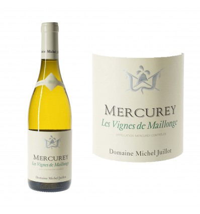 Mercurey "Les vignes de Maillonge" blanc 2023 du Domaine Michel Juillot.