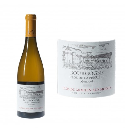 Bourgogne blanc "Clos de la Perrière" 2023 Monopole BIO - Domaine Clos du Moulin aux Moines