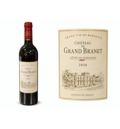 Château de Grand Branet rouge 2010