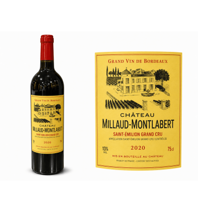 Saint-Émilion Grand Cru 2020- Château Millaud-Montlabert