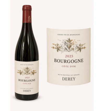 Bourgogne rouge "Côte d'or" 2025 - Domaine Derey