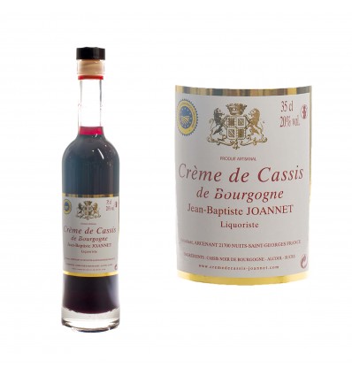 Crèmes de cassis 1/2 Bouteille, Domaine Joannet